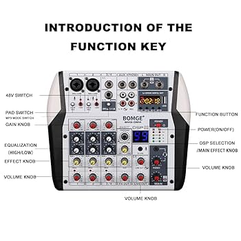 DJ機材 SE-6 Amazon | DJミキサー, 6 チャンネル DJ オーディオ サウンド